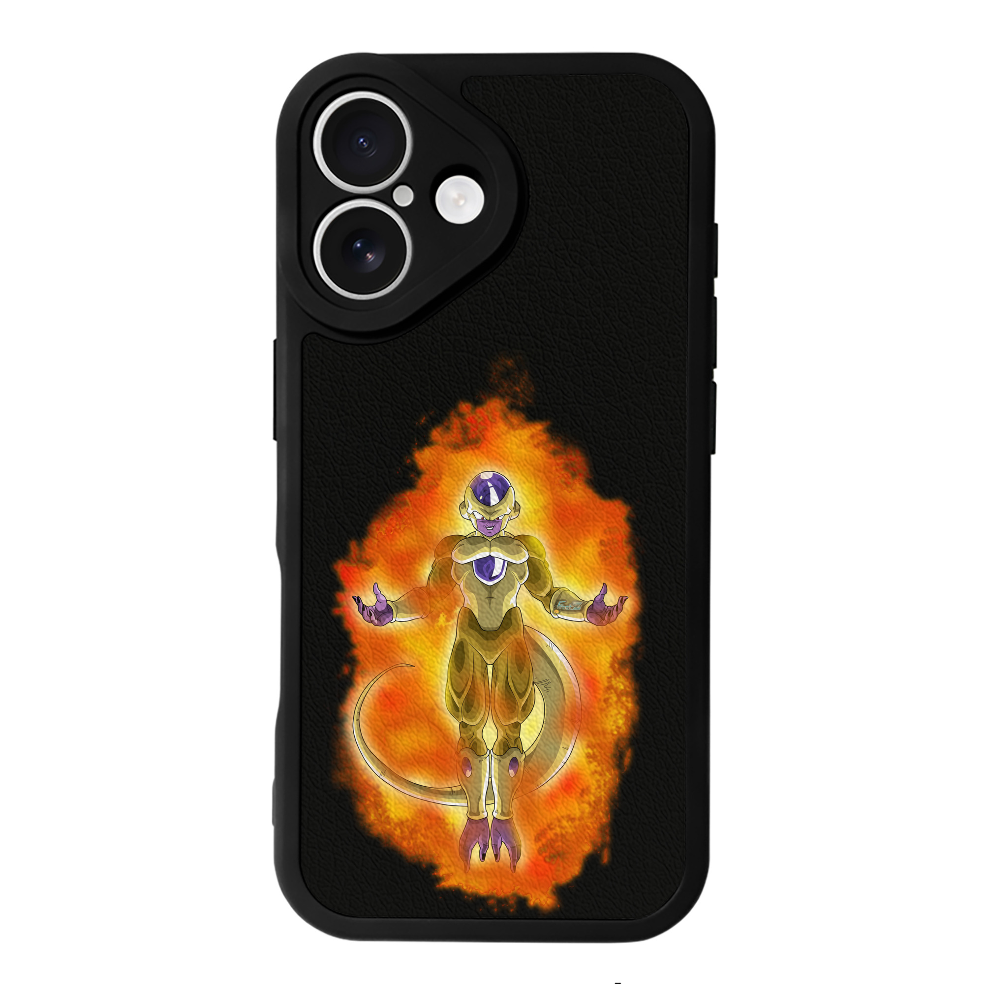 （画像用） ドラゴンボール フリーザ DRAGON BALL Frieza 【iPhone 16シリーズ対応】シリコンスマホケース（レザー調） 材質：シリコン